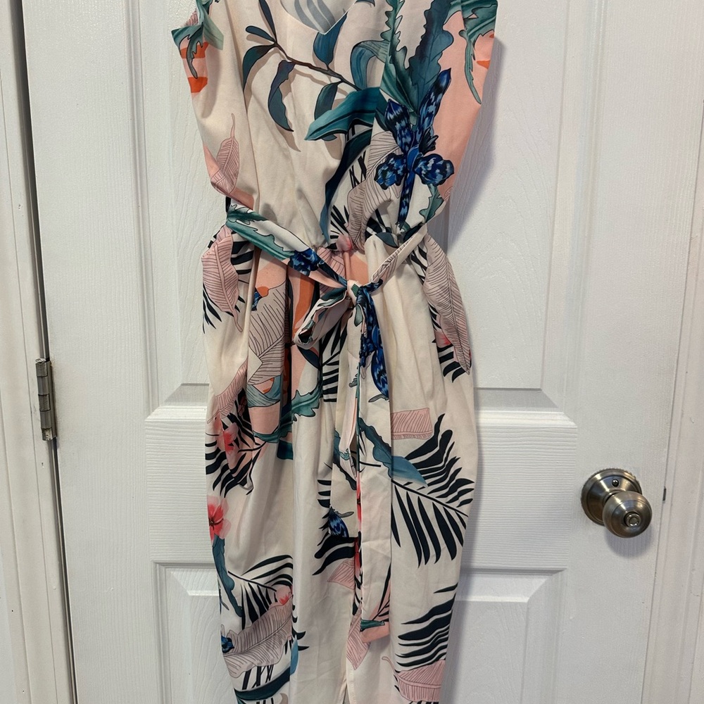 Floral Print Vacation Dress